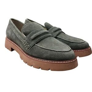 Sanctuary Westside Loafer 2.0 Green Suede